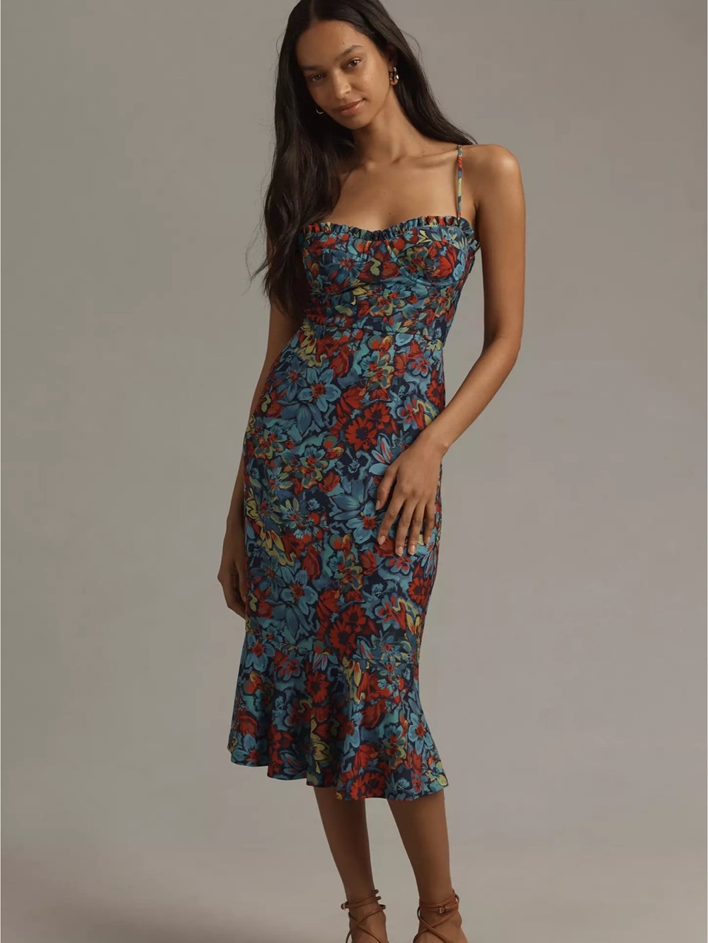 Hutch - Selene Sleeveless Sweetheart Midi Dress